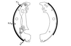 Sada brzdových čelistí TEXTAR 91049900