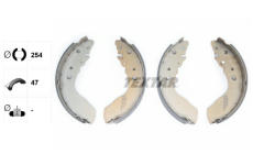 Sada brzdových čelistí TEXTAR 91051300