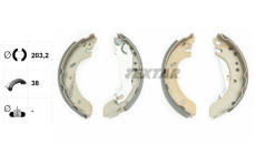 Sada brzdových čeľustí TEXTAR 91051500