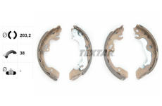 Sada brzdových čelistí TEXTAR 91052500