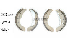 Sada brzdových čelistí TEXTAR 91052600