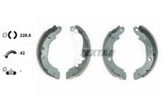 Sada brzdových čelistí TEXTAR 91052700