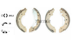 Sada brzdových čelistí TEXTAR 91052800