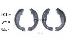 Sada brzdových čelistí TEXTAR 91053500