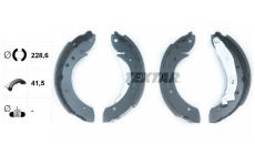 Sada brzdových čelistí TEXTAR 91053900