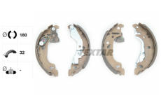 Sada brzdových čelistí TEXTAR 91054300