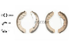 Sada brzdových čeľustí TEXTAR 91055200