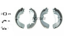 Sada brzdových čelistí TEXTAR 91055300