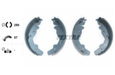 Sada brzdových čeľustí TEXTAR 91055900