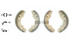 Sada brzdových čelistí TEXTAR 91056000