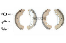 Sada brzdových čelistí TEXTAR 91057300