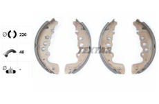 Sada brzdových čelistí TEXTAR 91057600