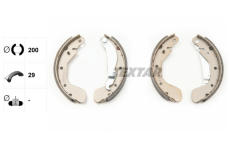 Sada brzdových čelistí TEXTAR 91058100