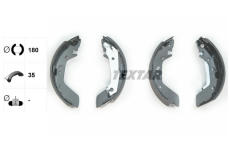 Sada brzdových čeľustí TEXTAR 91059600