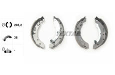 Sada brzdových čelistí TEXTAR 91059800