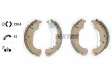 Sada brzdových čelistí TEXTAR 91059900