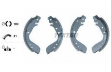 Sada brzdových čelistí TEXTAR 91060400