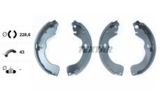 Sada brzdových čelistí TEXTAR 91060600