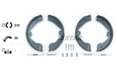 Sada brzd. čeľustí parkov. brzdy TEXTAR 91062400