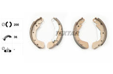 Sada brzdových čelistí TEXTAR 91062500