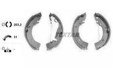 Sada brzdových čelistí TEXTAR 91063300