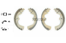 Sada brzdových čeľustí TEXTAR 91064100