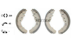 Sada brzdových čelistí TEXTAR 91064200