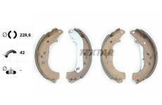 Sada brzdových čelistí TEXTAR 91064900