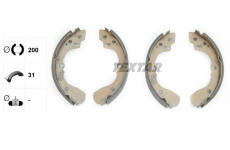 Sada brzdových čeľustí TEXTAR 91065000