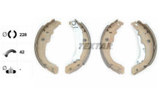 Sada brzdových čelistí TEXTAR 91067200