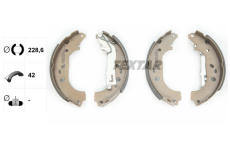 Sada brzdových čelistí TEXTAR 91067600