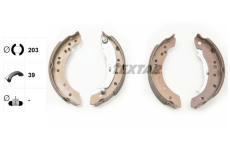 Sada brzdových čeľustí TEXTAR 91068800