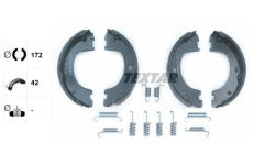 Sada brzd. čeľustí parkov. brzdy TEXTAR 91069000