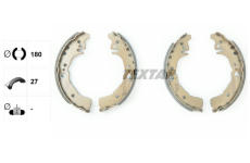 Sada brzdových čelistí TEXTAR 91071800