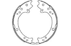 Sada brzdových čelistí, parkovací brzda Textar 91072200