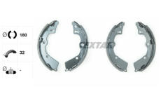 Sada brzdových čelistí TEXTAR 91072900