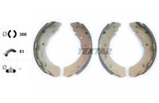 Sada brzdových čelistí TEXTAR 91073000