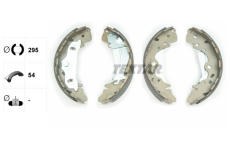 Sada brzdových čeľustí TEXTAR 91075800