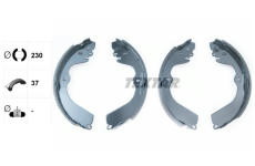 Sada brzdových čelistí TEXTAR 91078400