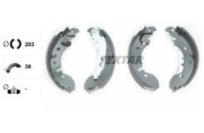 Sada brzdových čeľustí TEXTAR 91080700