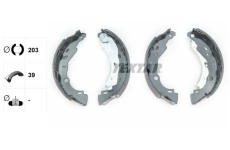 Sada brzdových čelistí TEXTAR 91083200