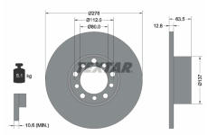 Brzdový kotouč TEXTAR 92009500