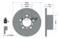 Brzdový kotouč TEXTAR 93012400