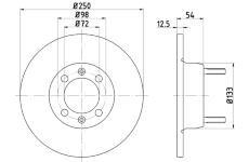 Brzdový kotouč TEXTAR 92013500