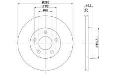 Brzdový kotouč TEXTAR 92025800