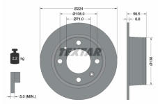 Brzdový kotouč TEXTAR 92026900