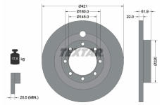 Brzdový kotouč TEXTAR 93028800