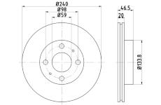 Brzdový kotouč TEXTAR 92034300