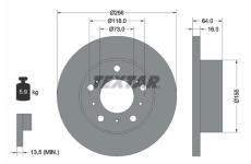 Brzdový kotúč TEXTAR 92034400