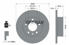Brzdový kotouč TEXTAR 92038000